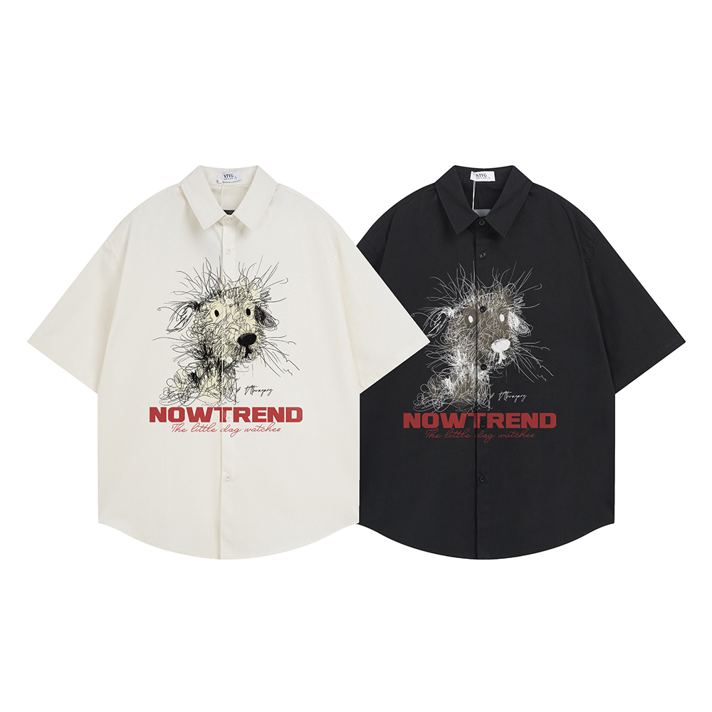 Men'S Fashion Reviews - ファッション面白いプリントシャツ半袖メンズシャツ Y2k デザイナートップス夏オーバーサイズ T シャツ韓国レビュー多くの紳士服