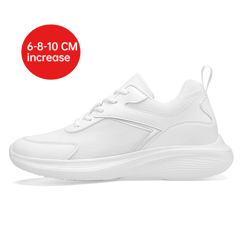 Mens Fashion Trainers - 男性ファッション身長増加スニーカー通気性メッシュ身長増加靴マイクロファイバーソール快適な屋外ウォーキングシューズ