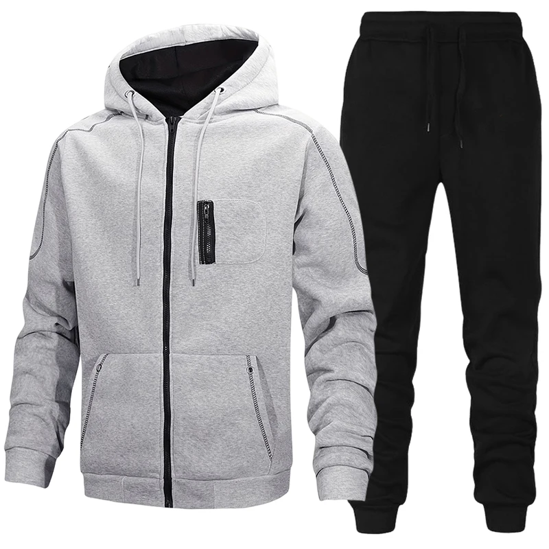 Mens Fashion Workwear - メンズファッション トラックスーツ カジュアル フーディー スウェットシャツ コート