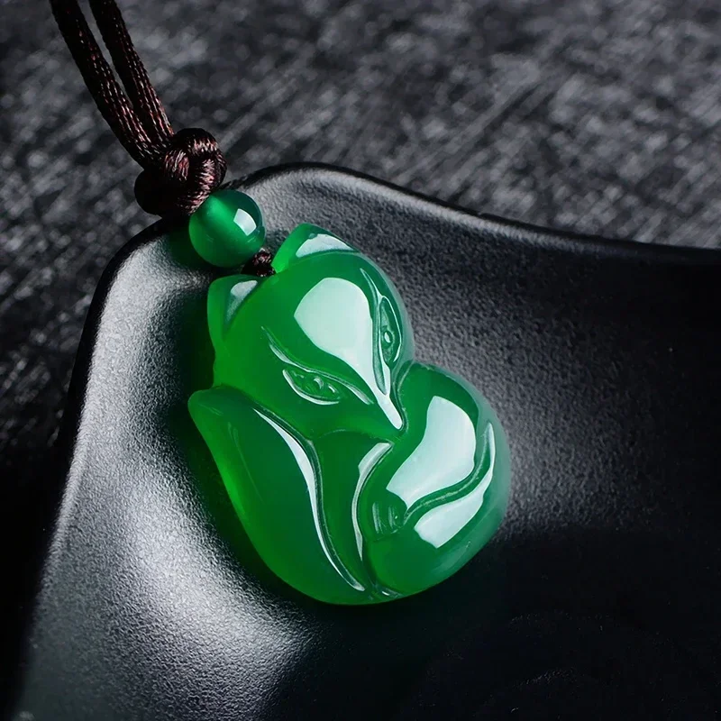 Men'S Fashion Necklaces - 翡翠ネックレス,男性と女性のための芸術的なジュエリー,天然緑と白の小石