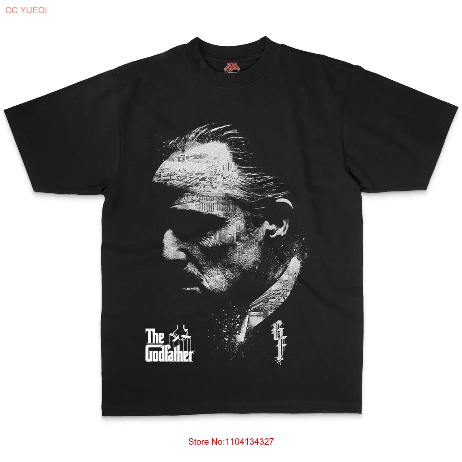 Men'S Fashion Everyday - ゴッドファーザー Tシャツ ヴィンテージ ウォッシュ加工 カジュアル スタイリッシュ