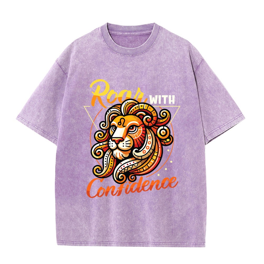 Men'S Fashion Reviews - 干支占星術レオサインプリント大人用ヘビーウェイトTシャツメンズオールドスクールスタイルレビューファッション服半袖Tシャツ