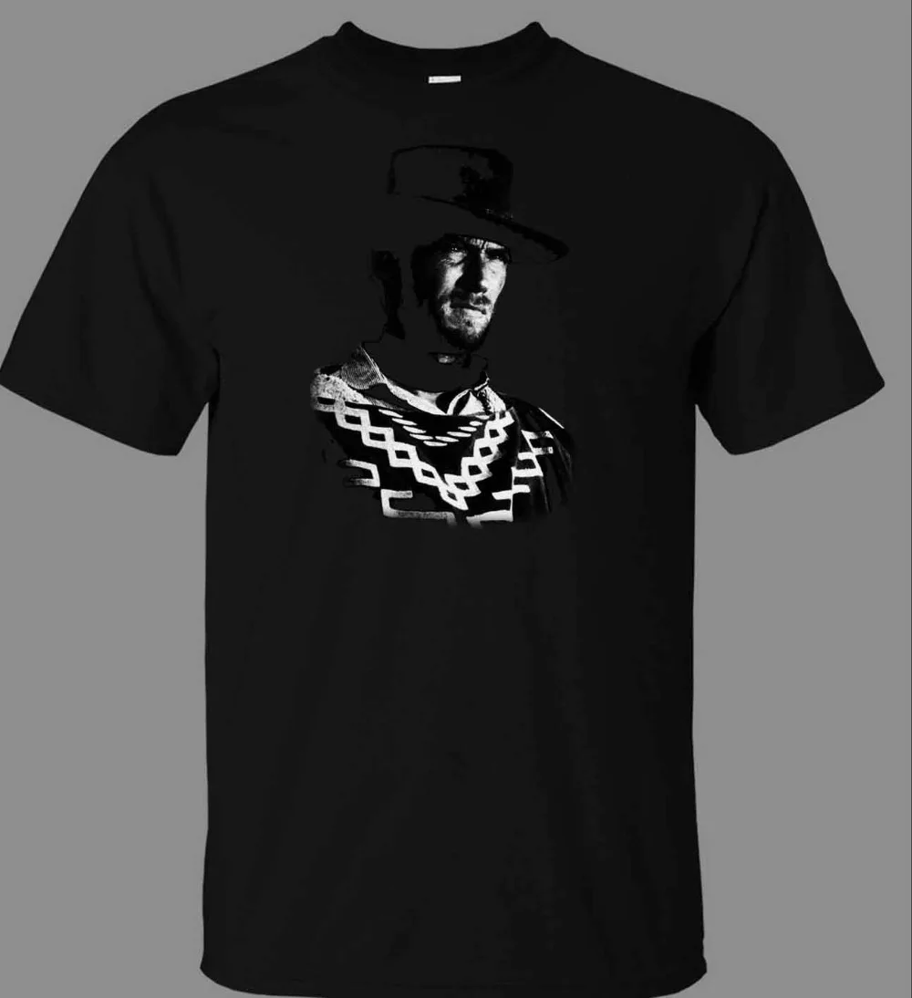Mens Fashion Poncho - クリント・イーストウッド ポンチョ Tシャツ - 新作メンズ Tシャツ
