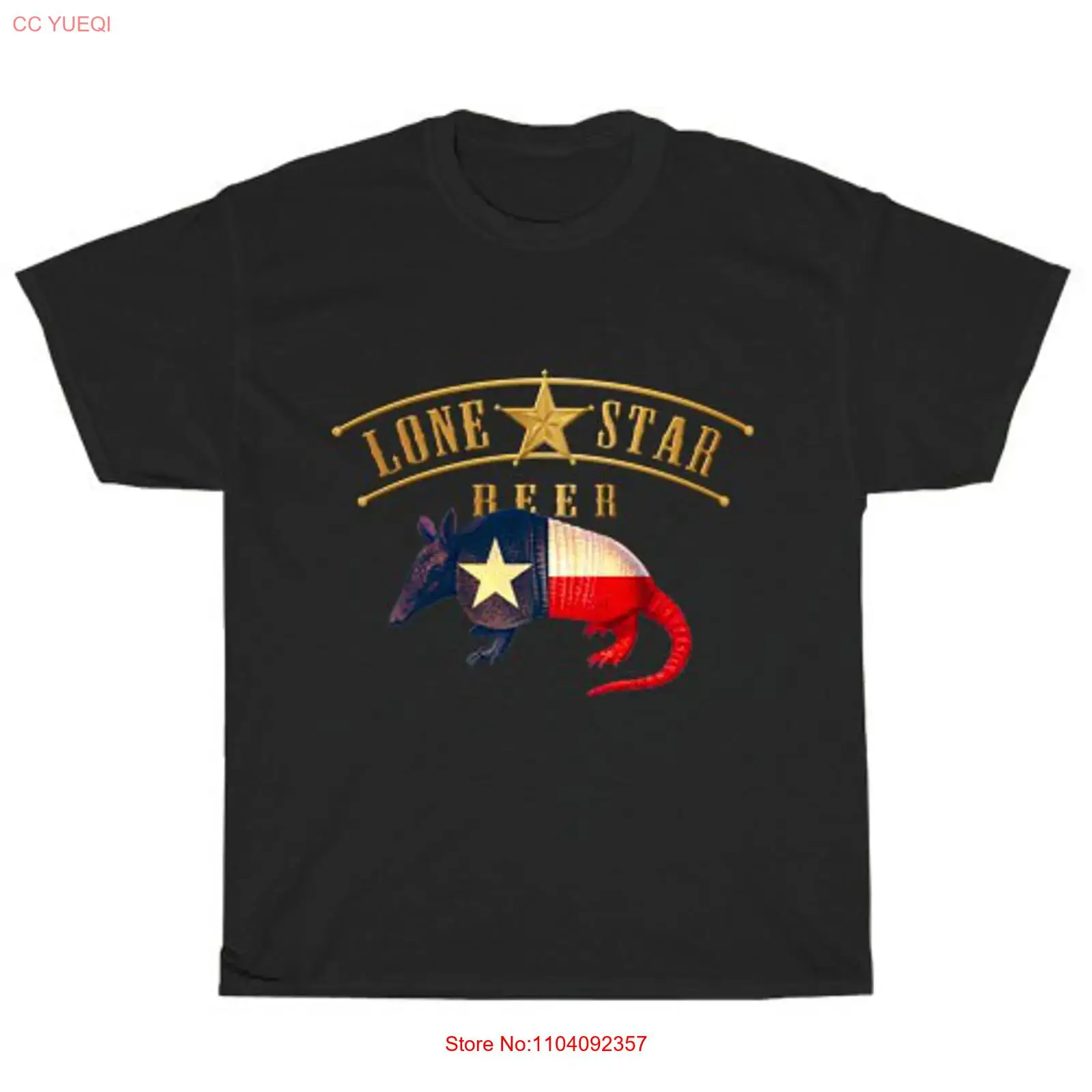 Men'S Fashion Everyday - ローンスタービールロゴアメリカンメンズTシャツ面白いサイズS〜5XLヴィンテージウォッシュドトップ普段着オム快適ファッション