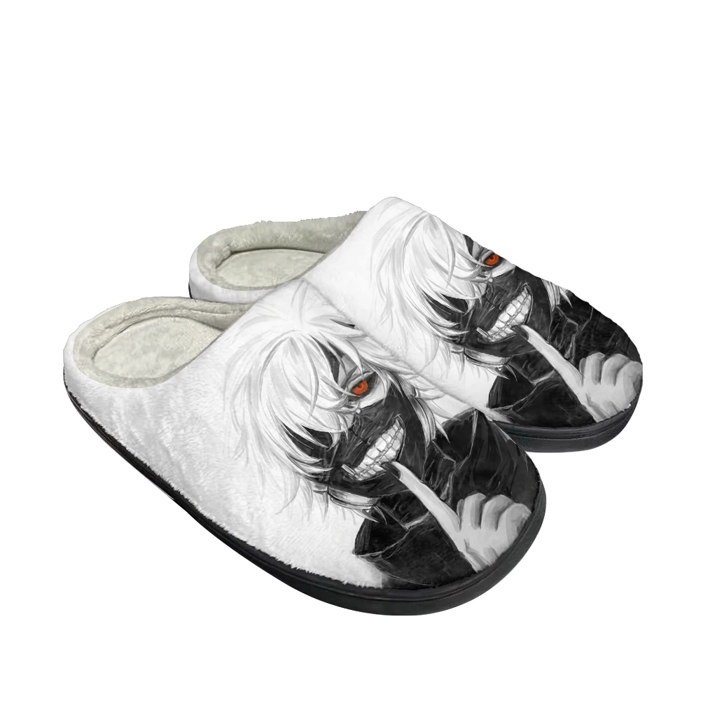 Men'S Fashion Shoes - カネキケンファッション綿パーソナライズスリッパ男性女性豪華なサンダルカジュアル保温靴快適な熱スリッパ