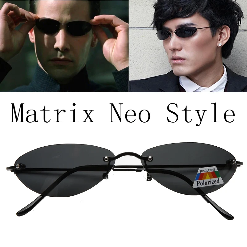 Men'S Fashion Glasses 2026 - 2026年偏光超軽量ファッションパイロットザ・マトリックス・ネオサングラスリムレスメンズドライビングブランドデザインサングラスデソルUV400