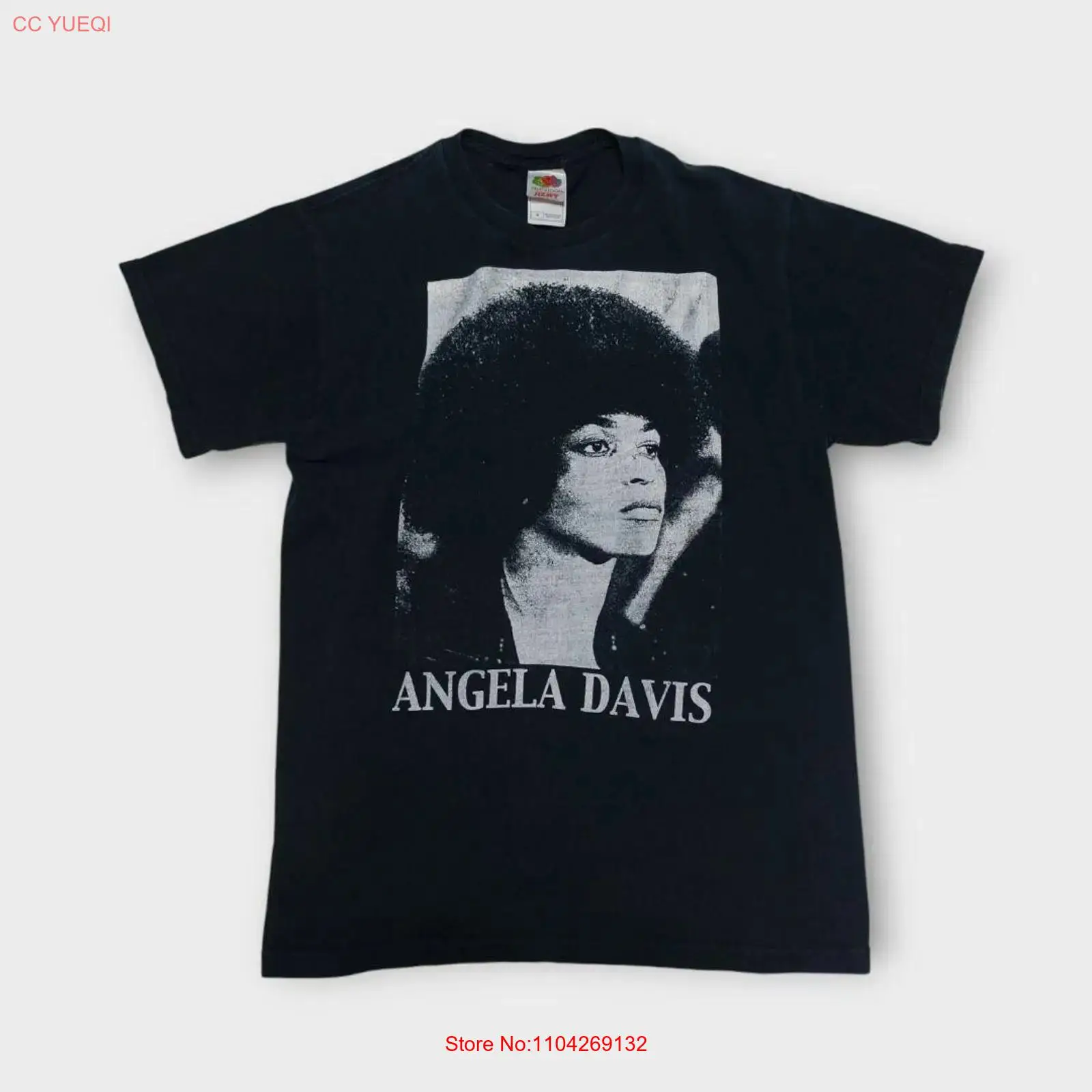 Men'S Fashion Everyday - 希少な90年代アンジェラ・デイビスTシャツ サイズM ヴィンテージ ウォッシュ加工 スタイリッシュなファッションデザイナー服 トップス