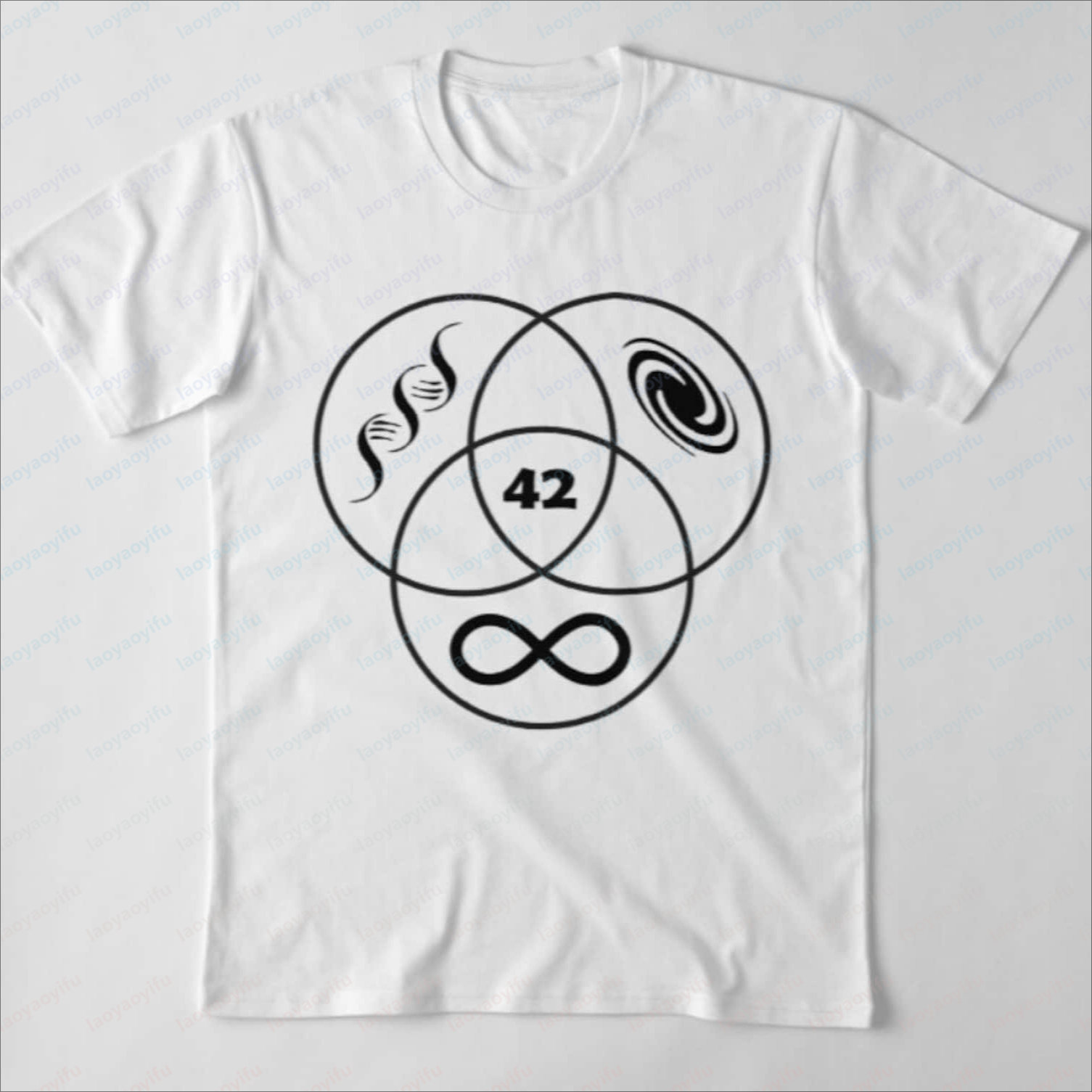Men'S Fashion Questions - 人生の答え 宇宙 すべては42 Tシャツ カジュアル ファッション