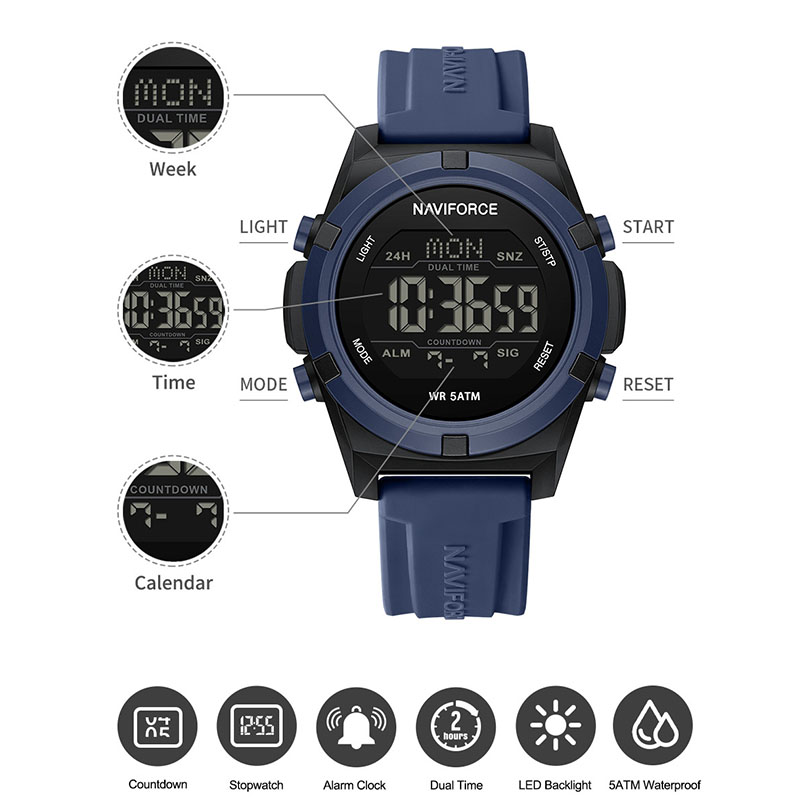 NAVIFORCE 2026 メンズ腕時計 クロック アラー - Men'S Fashion Week 2026 のレビューと価格