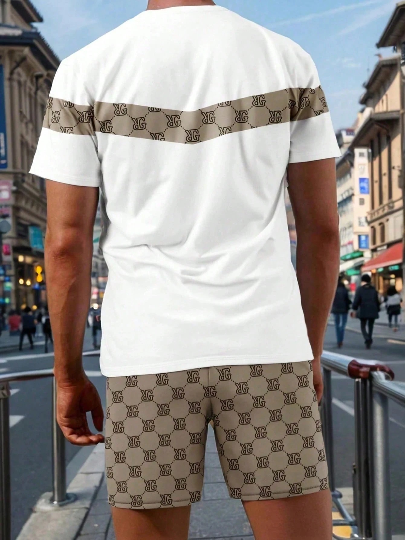 2026年夏メンズスーツ、3Dプリント柄入り、通気性、軽量、 - Mens Fashion Workwear のレビューと価格