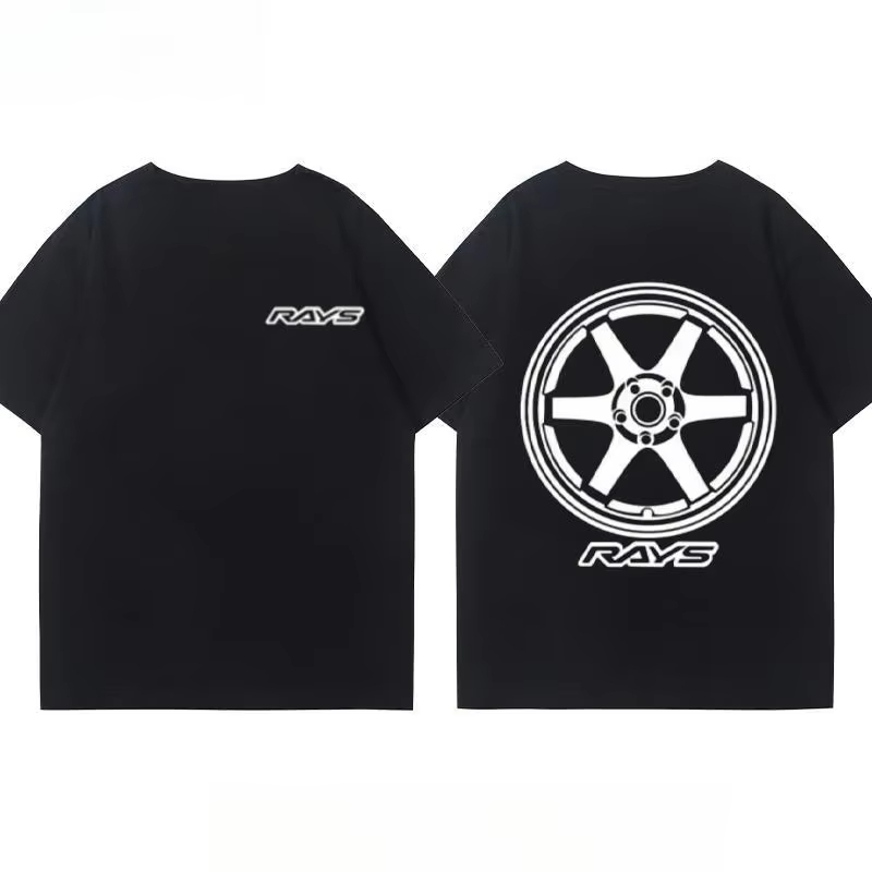 日本の車の改造リムホイールハブ改造車用半袖Tシャツ、男女兼用 - Men'S Fashion Hub のレビューと価格