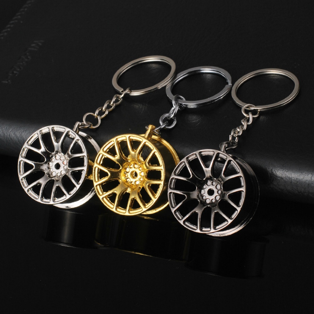 クリエイティブホイールハブキーホルダー金属車の修正ペンダント - Men'S Fashion Hub のレビューと価格