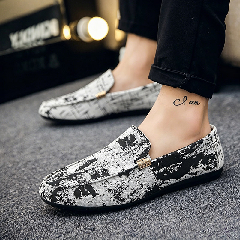 フラットシューズ メンズ ローファー キャンバススニーカー  - Mens Fashion Trainers のレビューと価格