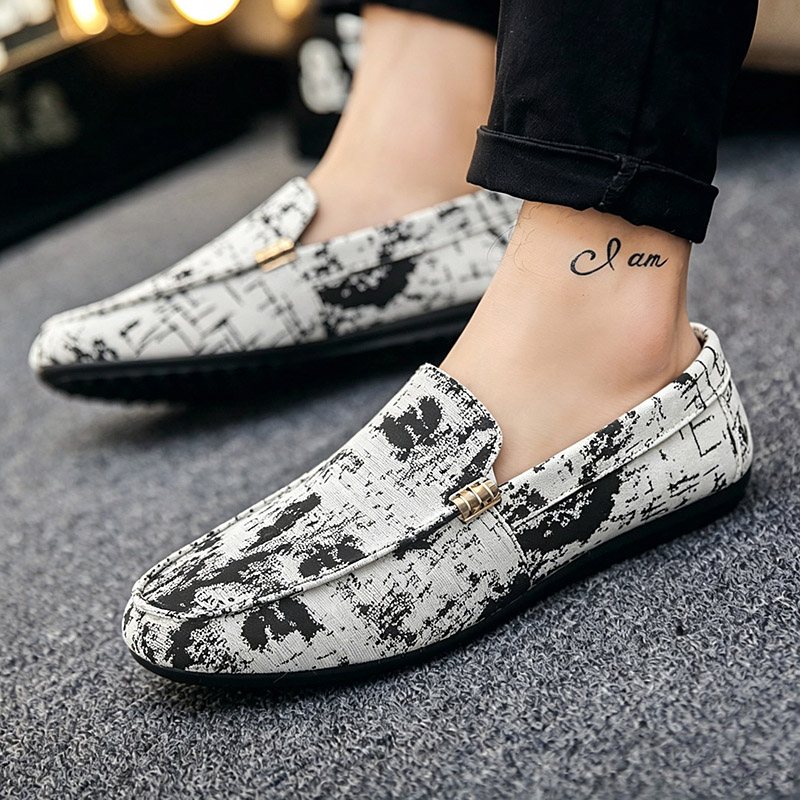 フラットシューズ メンズ ローファー キャンバススニーカー  - Mens Fashion Trainers のレビューと価格