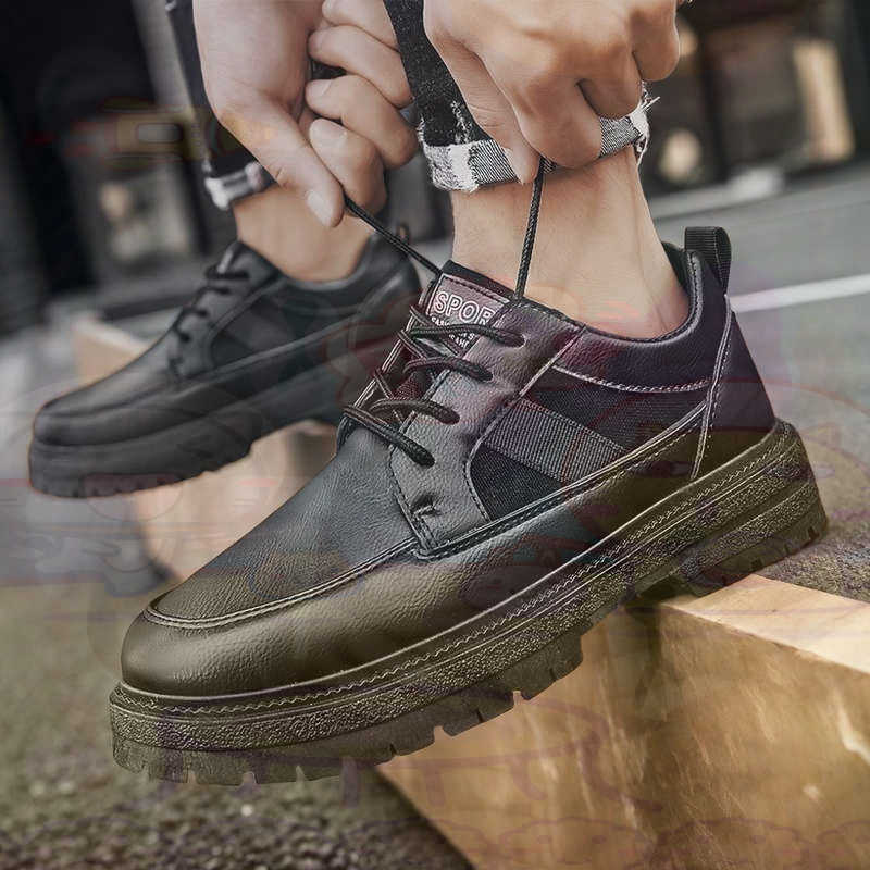 ダーク天然皮革ファッショントレーナーテニスメンズスニーカーフ - Men'S Fashion Outfit Ideas のレビューと価格