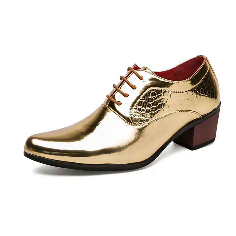 ドレススニーカーヒールメンズブラウンドレスシューズイエローテ - Men'S Fashion Shoes のレビューと価格