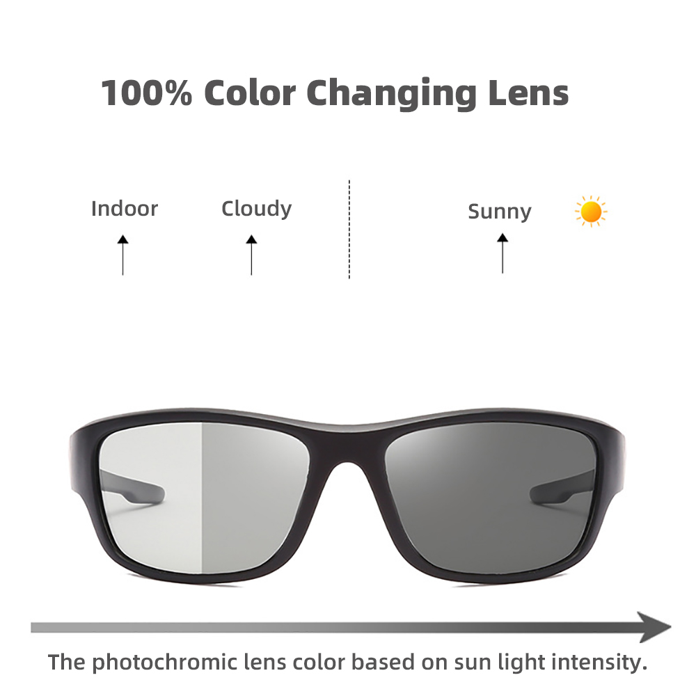 VIVIBEE 2026 フォトクロミック男性サイクリングサ - Men'S Fashion Glasses 2026 のレビューと価格