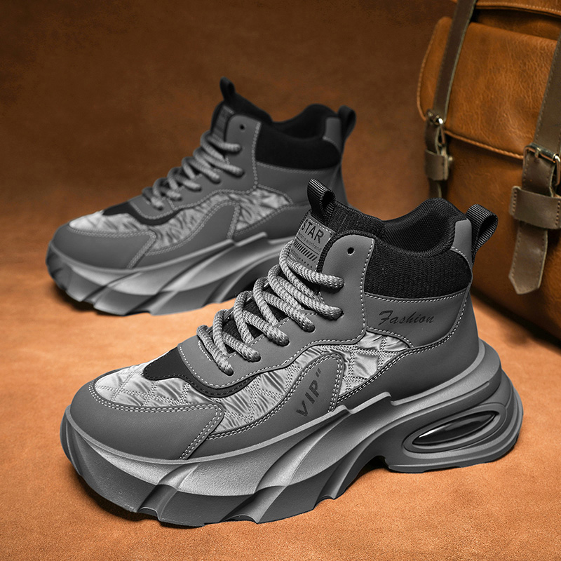2026年新作メンズハイカットシューズ 四季対応快適メンズプ - Mens Fashion Trainers のレビューと価格