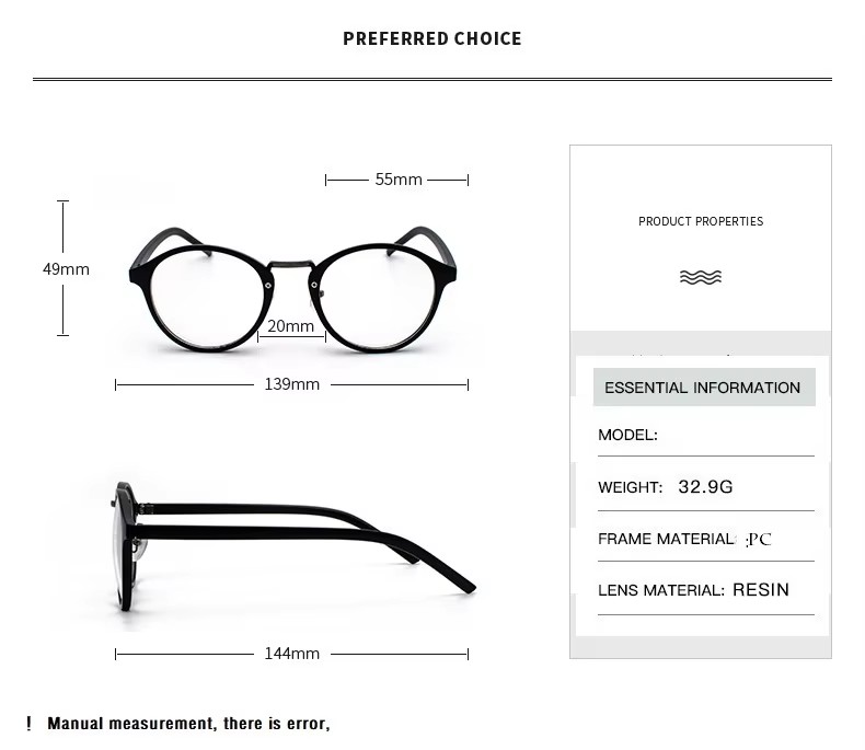 ファッショナブルな透明丸眼鏡 クリアフレーム 女性用メガネ  - Men'S Fashion Glasses 2026 のレビューと価格