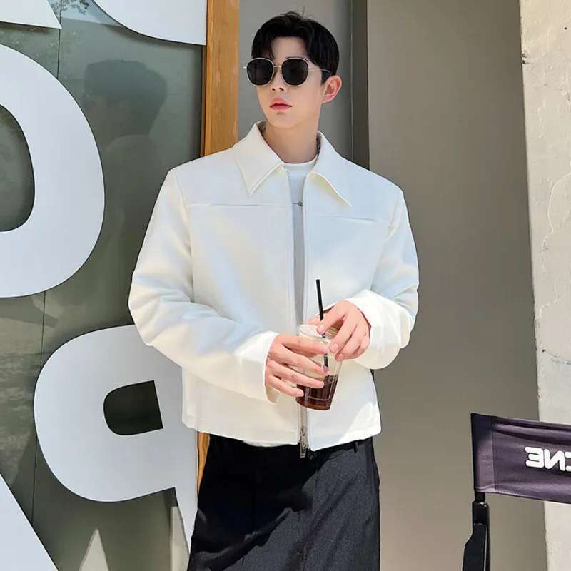 LUZHEN ファッション春の新ソリッドカラーデザインジャケ - Men'S Fashion Reviews のレビューと価格