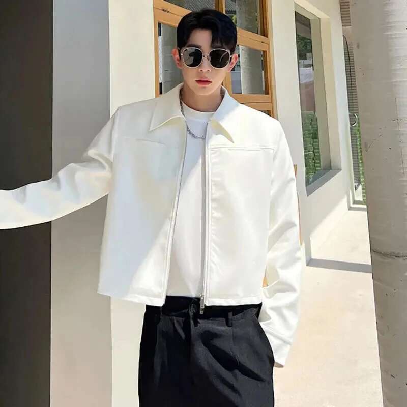 LUZHEN ファッション春の新ソリッドカラーデザインジャケ - Men'S Fashion Reviews のレビューと価格
