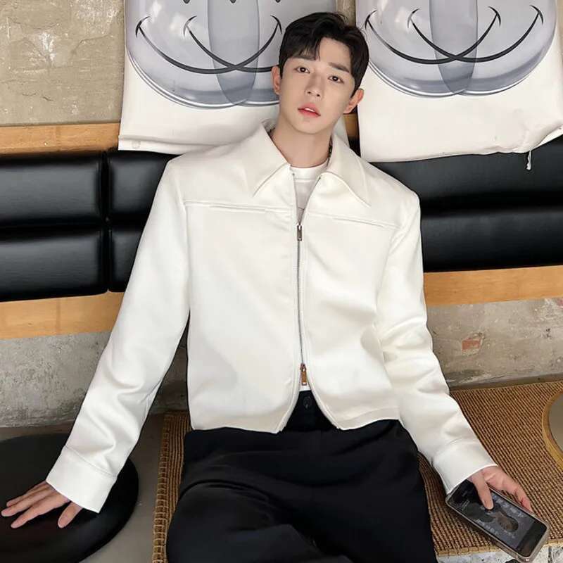 LUZHEN ファッション春の新ソリッドカラーデザインジャケ - Men'S Fashion Reviews のレビューと価格