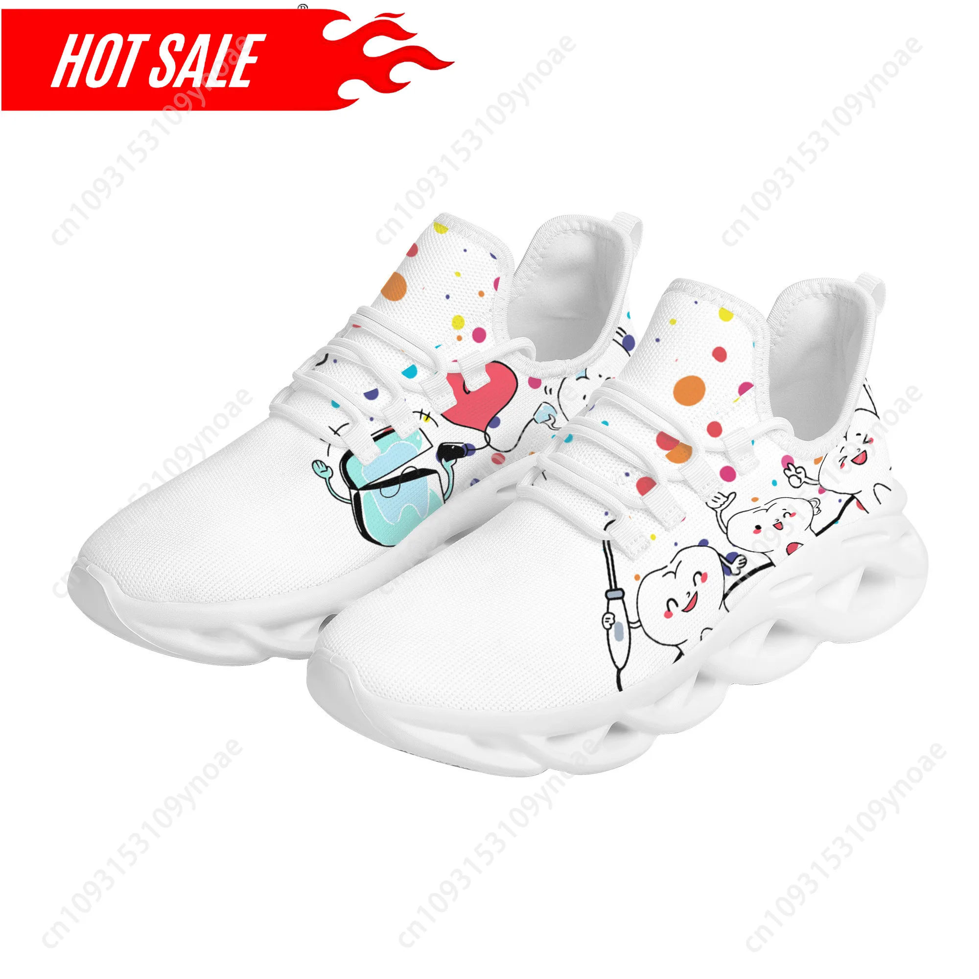 新しいトレンド女性フラット漫画歯科医歯パターンカジュアルシュ - Mens Fashion Trainers のレビューと価格