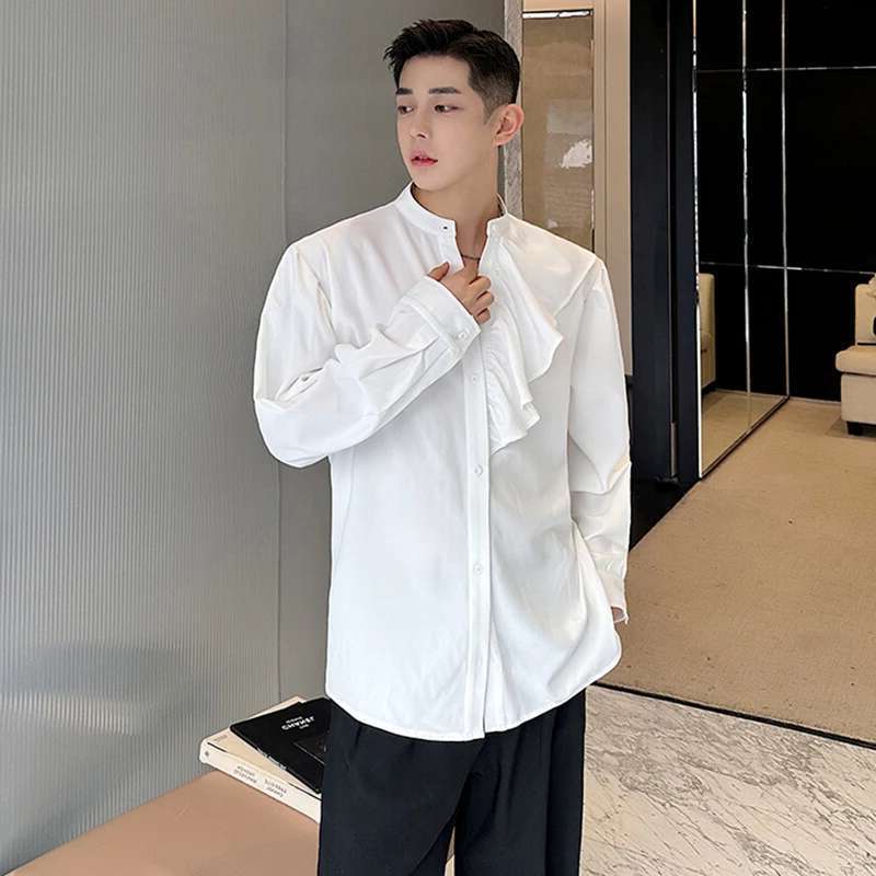 LUZHENデザイン ロング丈 ニューファッションシャツ 高 - Men'S Fashion Reviews のレビューと価格