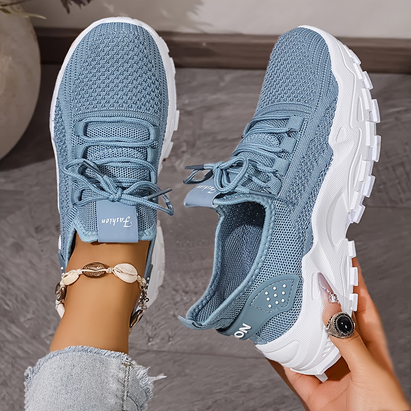 通気性のあるニットスニーカーファッション快適な滑り止めソフト - Mens Fashion Trainers のレビューと価格