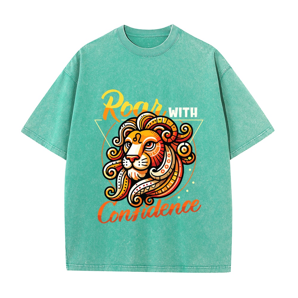 干支占星術レオサインプリント大人用ヘビーウェイトTシャツメン - Men'S Fashion Reviews のレビューと価格
