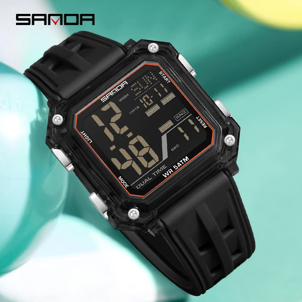 SANDA 2026 ファッション電子アナログ腕時計男性女性 - Men'S Fashion Week 2026 のレビューと価格
