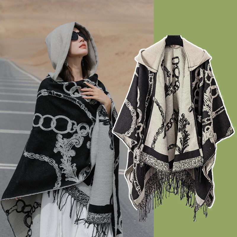 2026 女性コートケープコート男性ジャケットショールコート - Mens Fashion Poncho のレビューと価格