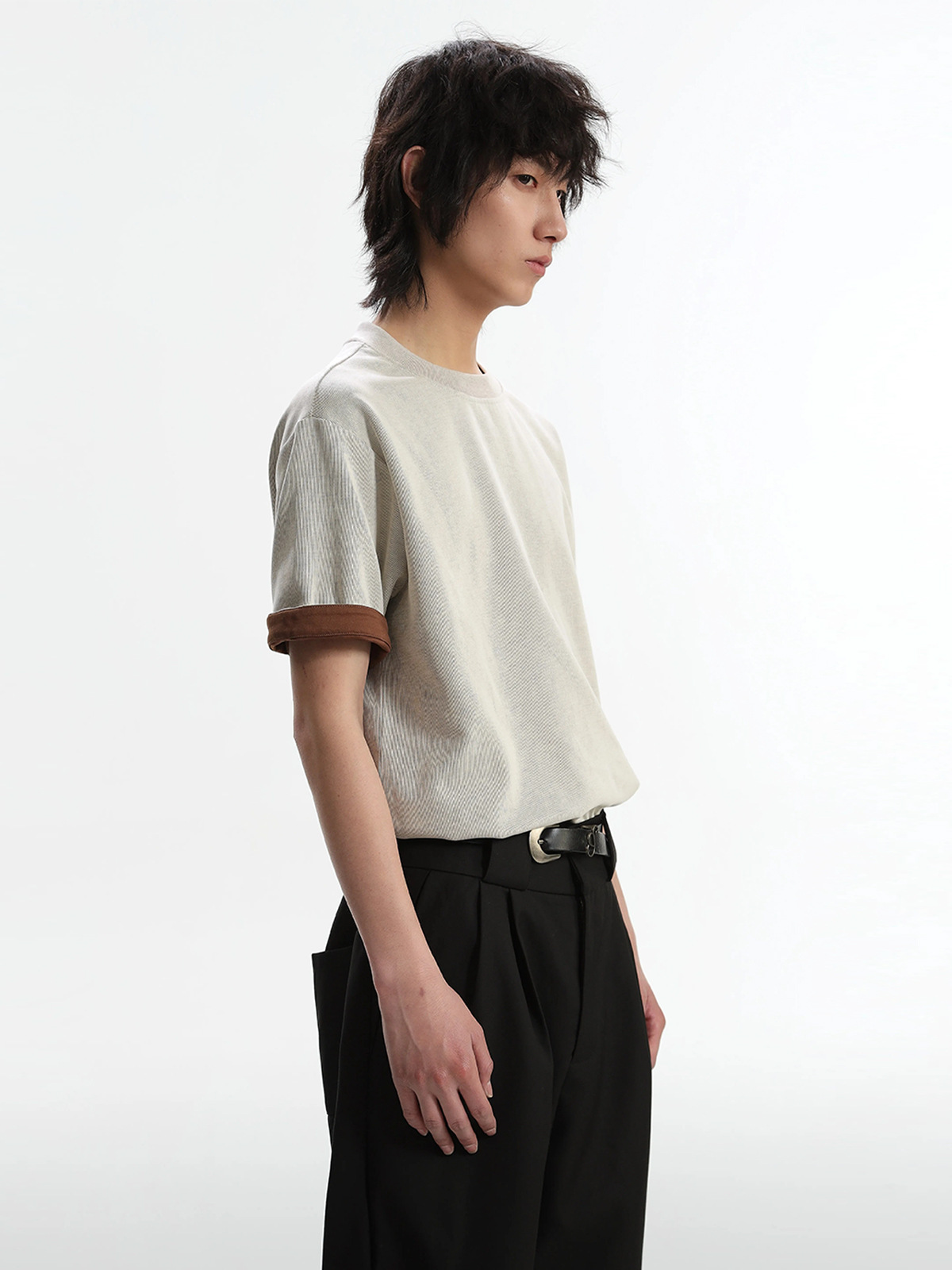 半袖Tシャツ メンズ ラウンドネック 半袖 コントラストカラ - Men'S Fashion Reviews のレビューと価格