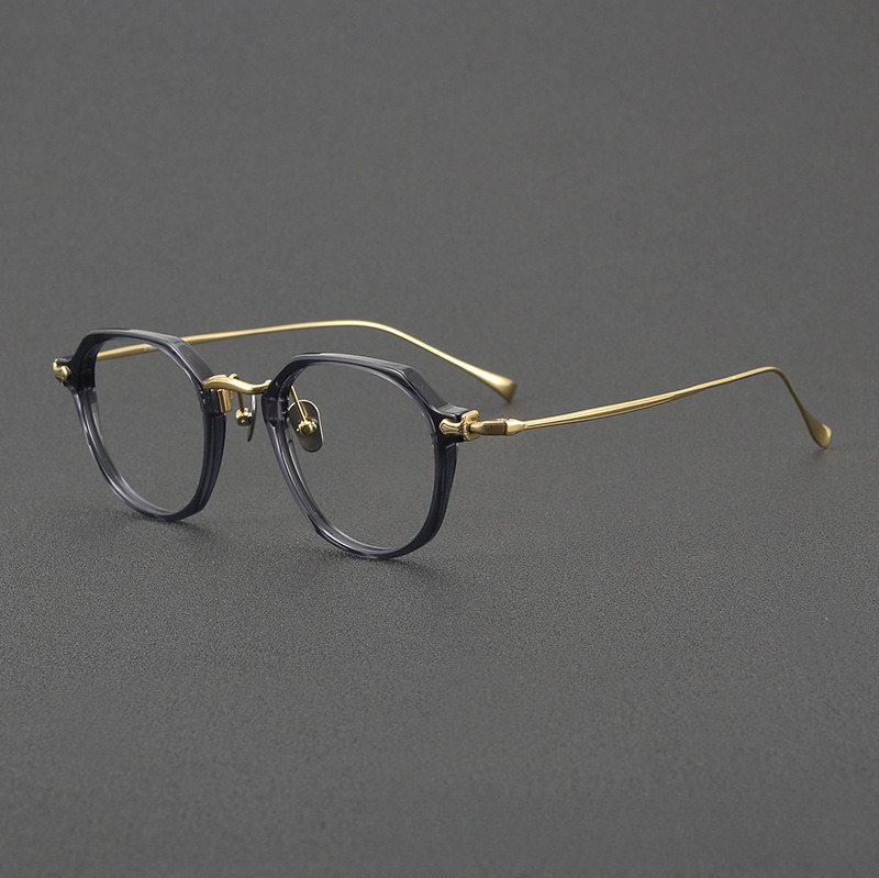 2026年ファッション高級ヴィンテージラウンド純チタンメガネ - Men'S Fashion Glasses 2026 のレビューと価格