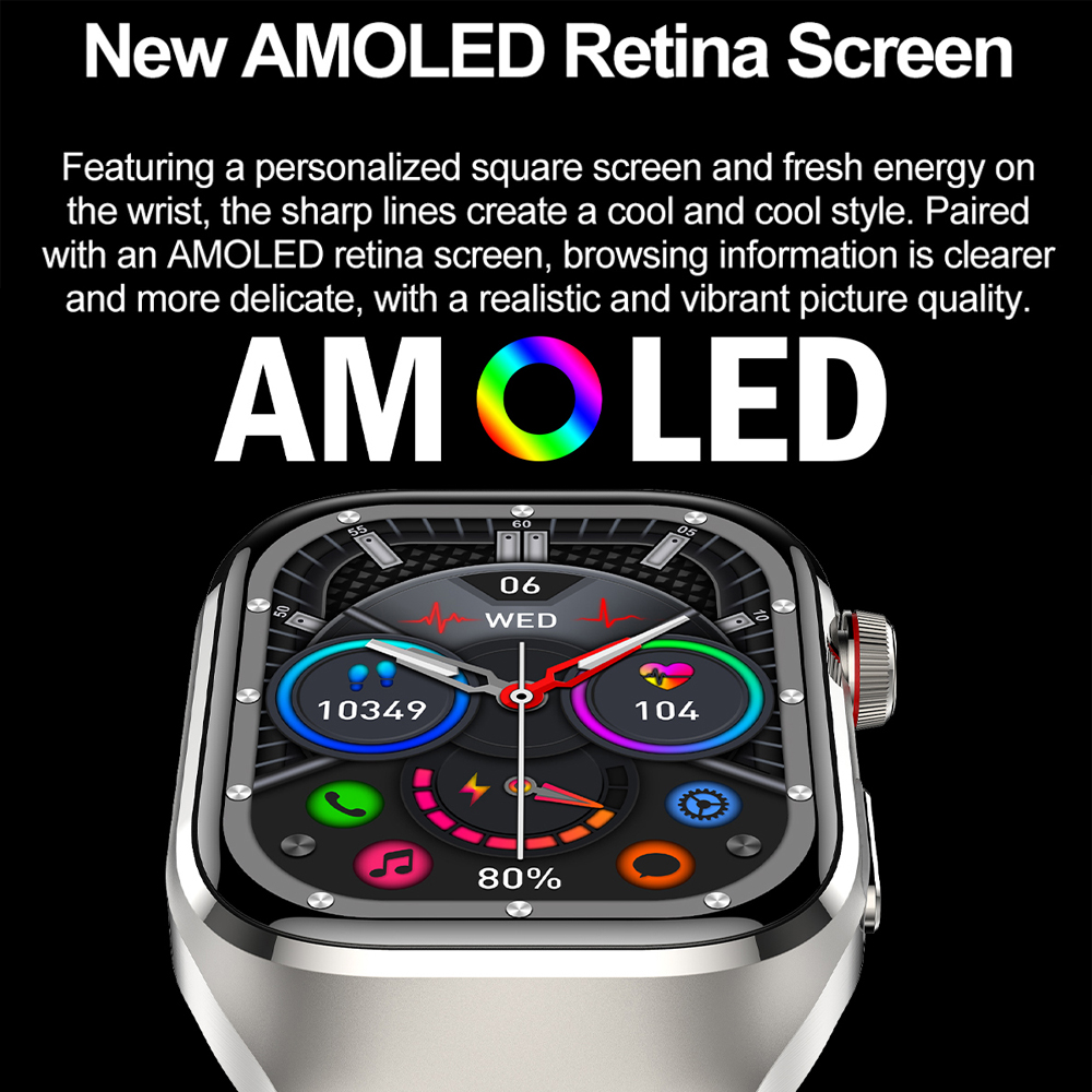 TK16 プロ 2.04 インチ HD AMOLED レチナ - Men'S Fashion Week 2026 のレビューと価格